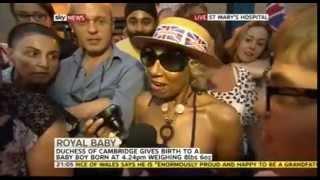 Royal baby a black boy  Excruciating moment tourists tasteless joke leaves Skys Kay Burley.