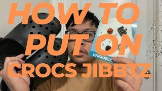 How to put on crocs jibbitz 5 pack charms #clogs