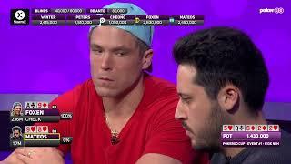 MUST SEE Poker Hand Between Adrian Mateos and Alex Foxen CRAZY RIVER