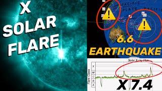 STRONG X SOLAR FLARE‼️ 11 Tropical Systems⁉️ 6.6 EARTHQUAKE Tonga