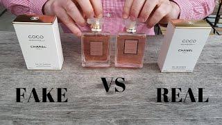 Fake vs Real Chanel Mademoiselle Perfume 100 ml