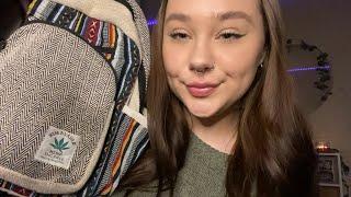 ASMR What’s In My Bag Whispers Tapping Scratching