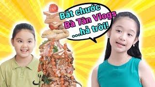 Gia đình là số 1 Phần 2  Lam Chi đứng hình mất 5s trước dĩa buffet Khổng Lồ và sinh nhật Siêu To