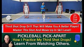 Pickleball Mastery Perfect Your Third Shot Drop With This Drill Want To Get Better? Drill Drill