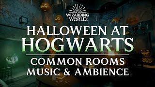 Harry Potter Music & Ambience  Halloween at Hogwarts - Common Rooms .with ASMR Weekly