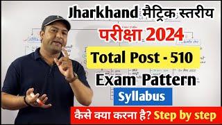 Jharkhand मैट्रिक स्तरीय वेकैंसी 2024 l Exam pattern l syllabus #jssc #jsscvacancy #jsscupdate