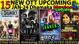 Dunki OTT Release JAN-FEB 2024 Salaar Hindi Animal OTT This week Release OTT Movies Series