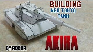 Building Neo Tokyo Tank Main Battle Tank Japanese #papercraft #military #anime #military