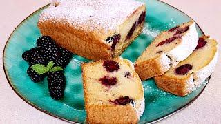 КЕКС С ЕЖЕВИКОЙ  BLACKBERRY MUFFIN