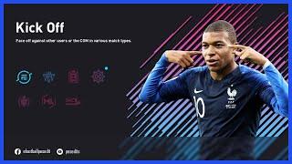 eFootball.Pro Menu Theme for PES 2021 New Menu & Graphics