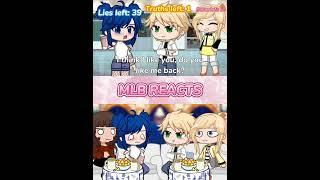 Truth or lie?  Reaction  Miraculous Ladybug  Gacha edit #shorts #gacha #meme #reaction