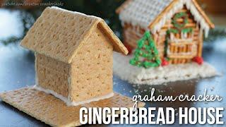 DIY How to Make Graham Cracker Gingerbread Houses