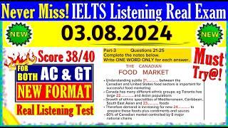 IELTS LISTENING PRACTICE TEST 2024 WITH ANSWERS  03.08.2024