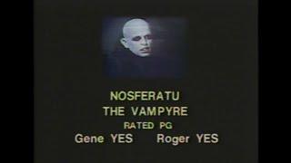 Nosferatu The Vampyre 1979 movie review - Sneak Previews with Roger Ebert and Gene Siskel