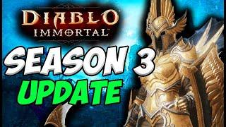 SEASON 3 UPDATE IS HERE NEW BATTLEPASS & EVENTS  Diablo Immortal #kiremobile