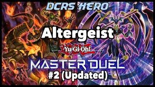 Master Duel - Altergeist UPDATED - Duel Replays + Deck Profile