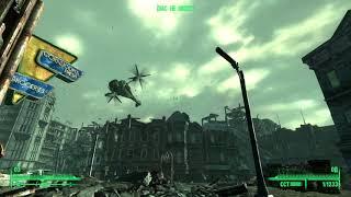 Fallout 3. TGM. Винтокрыл взорвался без следов.