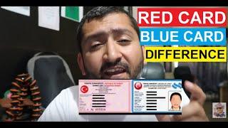 Red card Turkey  Blue Card Turkey  Work Permit for Turkey  Tourist Resident Card  Turkey 2021