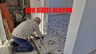 YENİ EVİMİZİN ANTRE VE ODAMIZIN FAYANSLARI BİTTİ