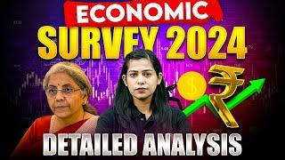 Economic Survey 2024  Economic Survey 2024 Detailed Analysis  Economic Survey Of India  Krati Mam