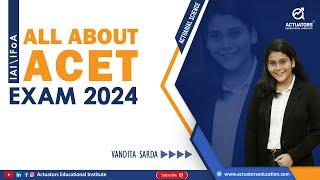 ACET 2024 Exam Details  Eligibility Criteria  Exam Date  Syllabus  CA & Actuary Vandita Sarda