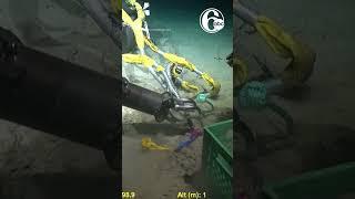 Footage shows ROV trying to salvage Titan submersible wreckage