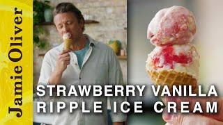 Homemade Strawberry Vanilla Ice Cream  Jamie Oliver