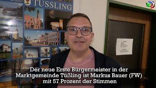 Neuer Erster Bürgermeister von Tüßling ist Markus Bauer FW