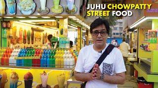 Juhu Beach Street Food Mumbai  Juhu Chowpatty Street Food  Mumbai Street Food  Chowpatty Ice Gola