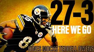 The Steelers EMBARRASS the Eagles 27-3  Hines Ward Mocks Terrell Owens TWICE  2004