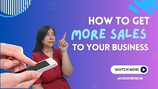 How To Get More Sales To Your Business