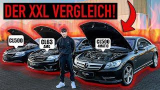 Vergleich Mercedes CL500 gegen CL63 AMG