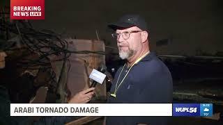 Tornado survivor Man says split-second decision saved he and son