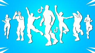 All Copyrighted Fortnite Dances & Emotes Ayo & Teo -  My World Wake Up Get Griddy Rollie..