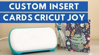 How to Make Insert Cards with Cricut Joy Cricut Joy Card Mat Tutorial