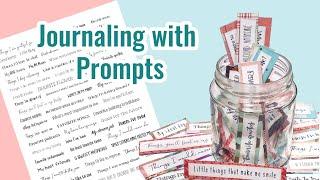 Writing in my Junk Journal using prompts