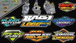 bagi - bagi mentahan logo racing dan logo vector karburator  PNG terbaru