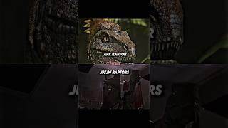 Ark Raptor vs JWJP RaptorsWuzhui vs Indoraptor #edit #ark #jurassicworld #jurassicpark #1v1