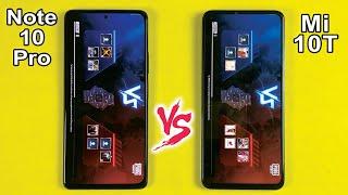 Redmi Note 10 Pro vs Mi 10T PUBG MOBILE TEST - PUBG Fps Graphics Gyro Test