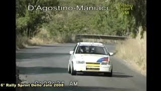 Passaggio Opel Kadett GSI Gr.A  6° Rally Sprint dello Jato 2008  A.DAgostino - V.Maniaci