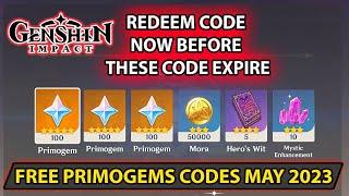 Genshin Impact - Free Primogems Codes May 2023 Redeem Now Before These Code Expire Update 3.7