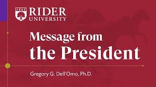 President DellOmos message to the Rider community  April 2 2020