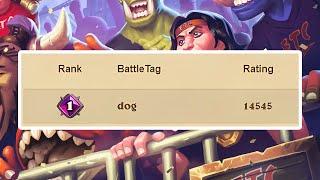 Hitting Rank 1 With The Best Comp in The Game  Dogdog Hearthstone Battlegrounds