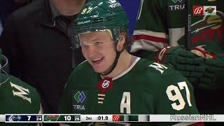 Kirill Kaprizovs fantastic 6 3+3 points vs Canucks 19 feb 2024