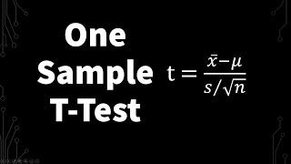 One Sample T Test for the Mean Example