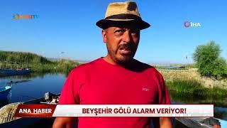 Beyşehir Gölü alarm veriyor