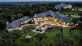 This $5.5M Transitional Masterpiece with over 12000 SF of living unlike any residence in Oklahoma