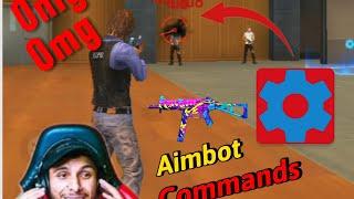 Aimbot set edit commands  That give you only red number  freefire only red setting ump aimbot