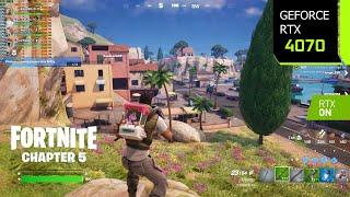 Fortnite Chapter 5 Unreal Engine 5.4 Update  RTX 4070 4K 1440p 1080p DLSS Quality  i7 10700F