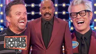 JACKASS FAMILY FEUD Johnny Knoxville Wee Man & The Jackass Cast Play Family Feud With Steve Harvey